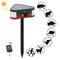 Solar Ultrasonic Mouse Snake Repeller With LED Light For Garden Farm Yard Protection 2