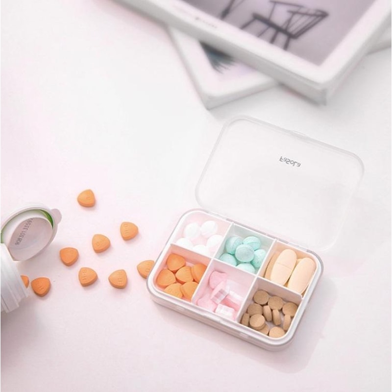 Portable Pill Organizer Moisture-Proof Mini Medicine Box for Travel & Daily Use