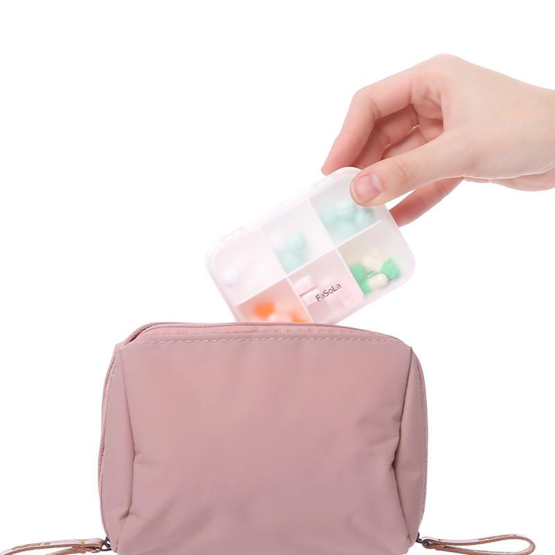 Portable Pill Organizer Moisture-Proof Mini Medicine Box for Travel & Daily Use