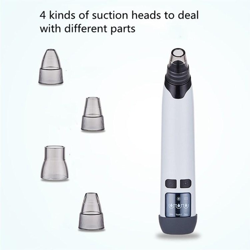 3-in-1 Heated Blackhead Remover with Temperature Sensor & Electric Pore Cleaner