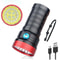LED Flashlight with USB Charging & 3 Light Modes
