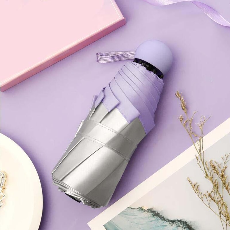 Portable Mini Pocket Umbrella With UV Protection And Windproof Travel Design 10