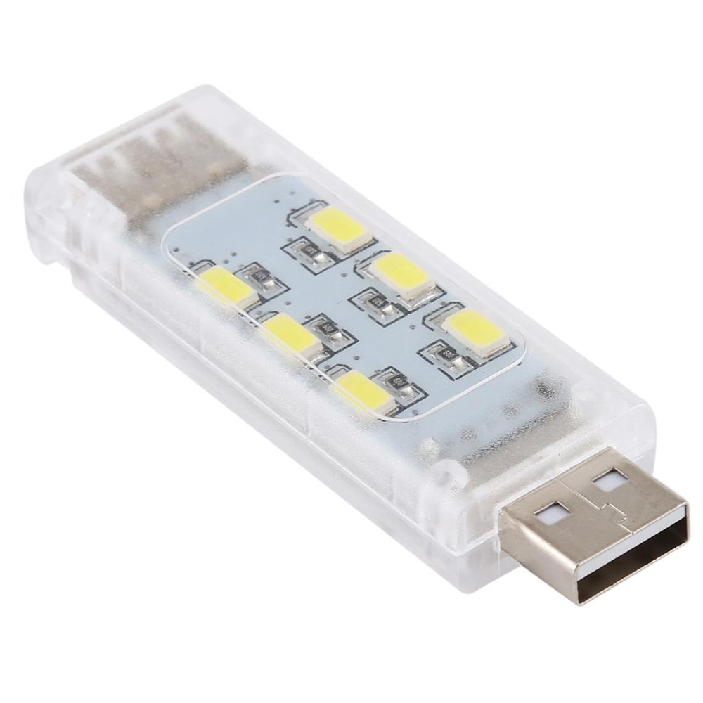 Stackable USB LED Light Bar Portable Double-Sided Mini Lamp for Laptop & Power Bank