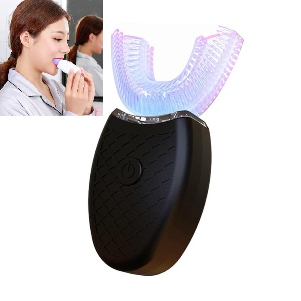 Sonic UShaped Electric Toothbrush With LED Whitening 360 Deep Clean 8