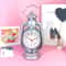 Vintage Oil Lamp Style Retro Table Clock Decorative Alarm Clock For Home Office 0