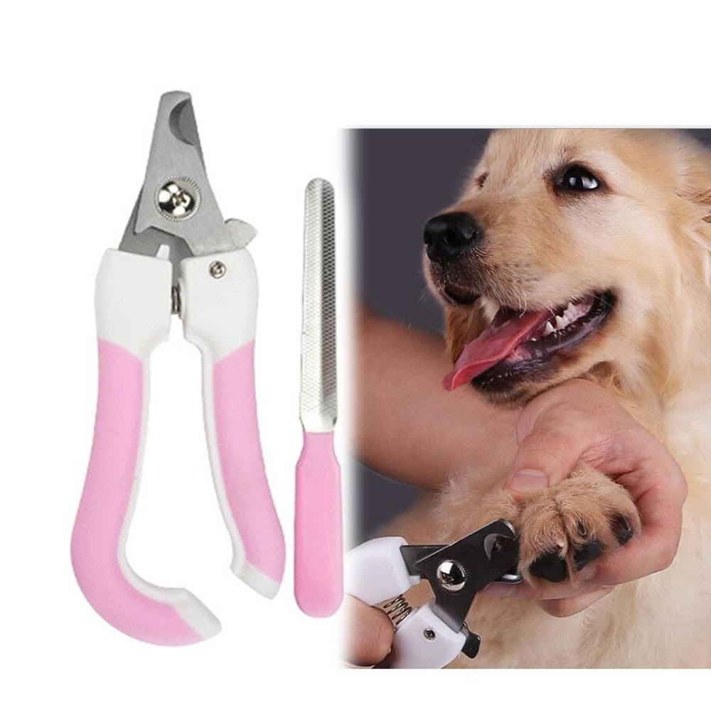 Gentle Grip Pet Nail Clipper Set With Stainless Steel Cat Nail Trimmer And Nail File 11