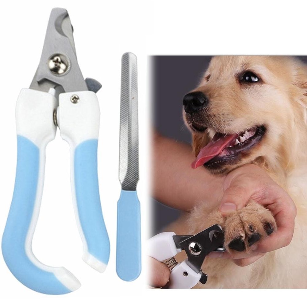Gentle Grip Pet Nail Clipper Set With Stainless Steel Cat Nail Trimmer And Nail File 10
