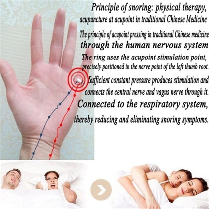 Magnetic Anti Snoring Ring Acupressure Sleep Aid For Quiet Restful Nights 4