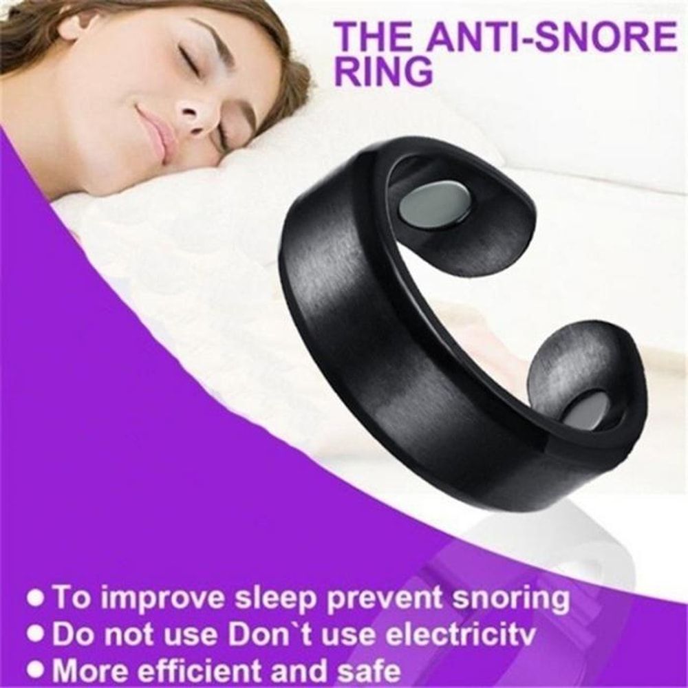 Magnetic Anti Snoring Ring Acupressure Sleep Aid For Quiet Restful Nights 6