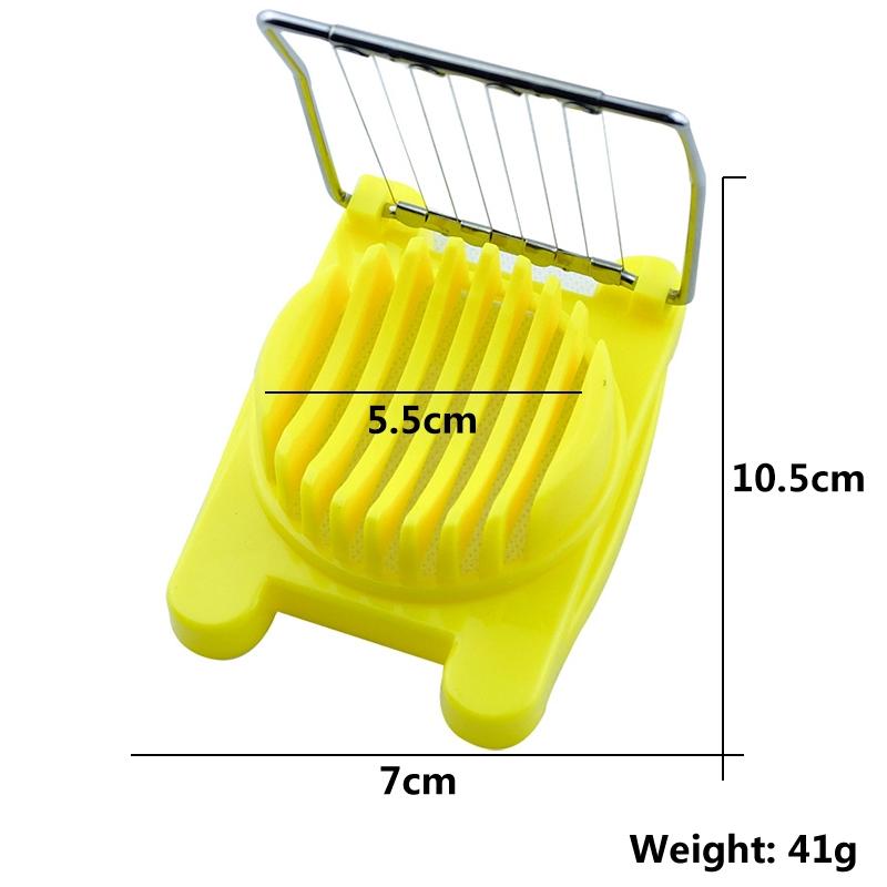 2PCS Egg Slicer Stainless Steel Multifunction Egg Cutter For Boiled Preserved Eggs 2