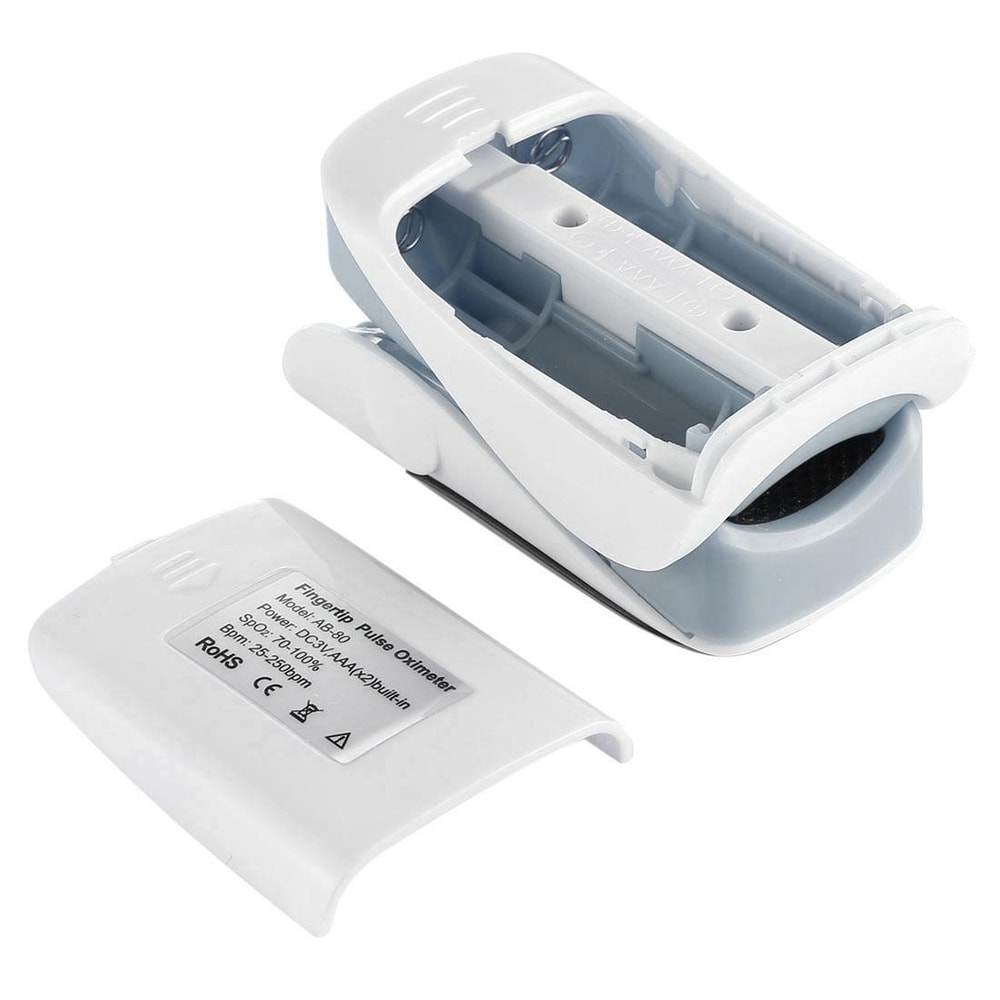 AB80 Fingertip Pulse Oximeter Blood Oxygen Heart Rate Monitor 4