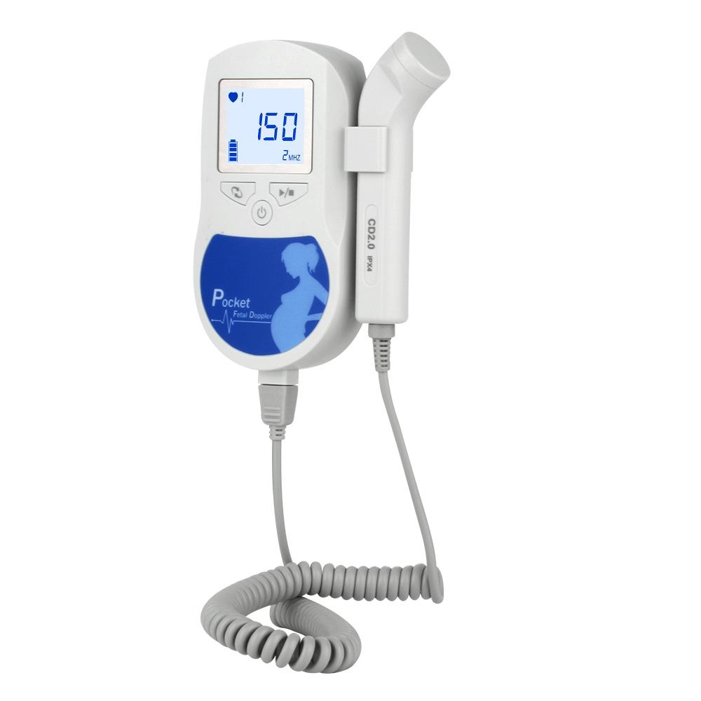 Portable Fetal Doppler Baby Heartbeat Monitor For Pregnancy Care 4