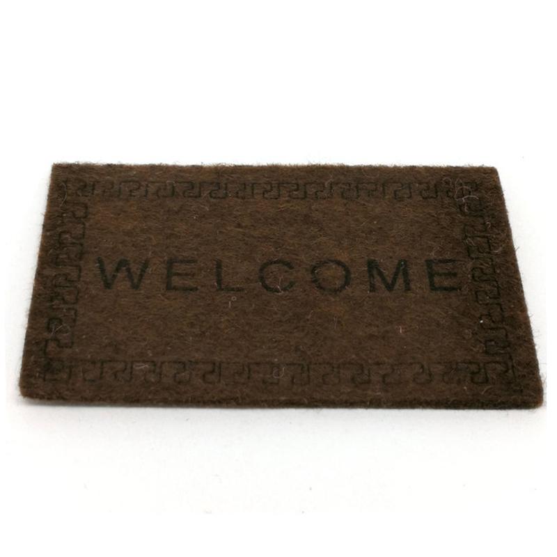 Mini Welcome Floor Mat For Dollhouse Decor Handmade Simulation Entrance Rug 7