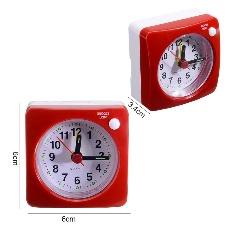 Silent Glow Bedside Alarm Clock With Night Light For Bedroom Kids 2
