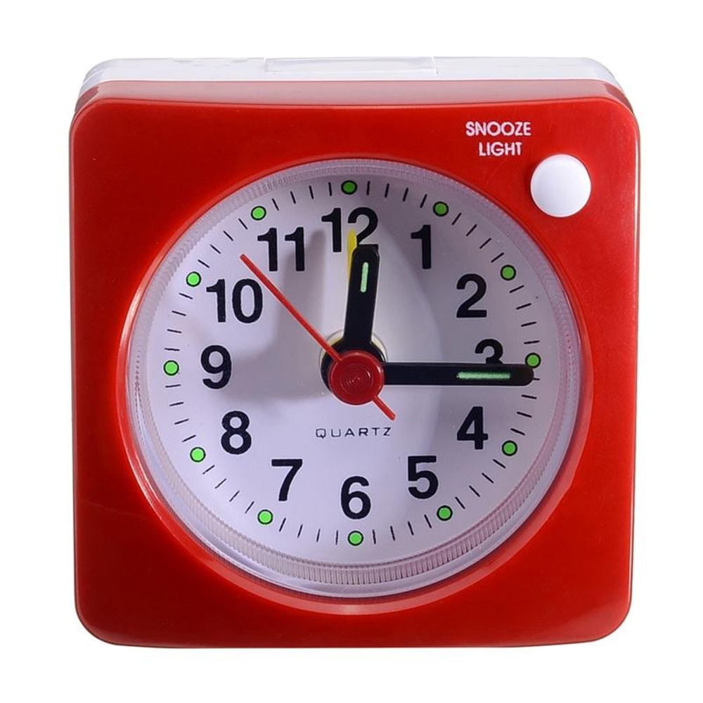 Silent Glow Bedside Alarm Clock With Night Light For Bedroom Kids 7