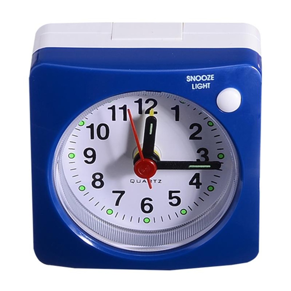 Silent Glow Bedside Alarm Clock with Night Light for Bedroom & Kids