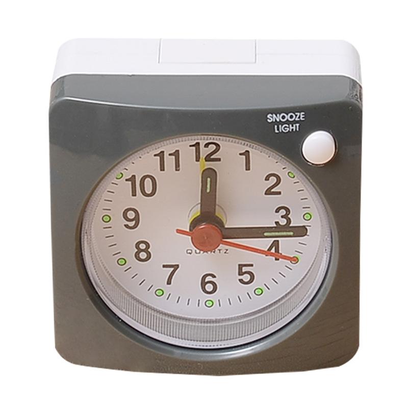 Silent Glow Bedside Alarm Clock with Night Light for Bedroom & Kids