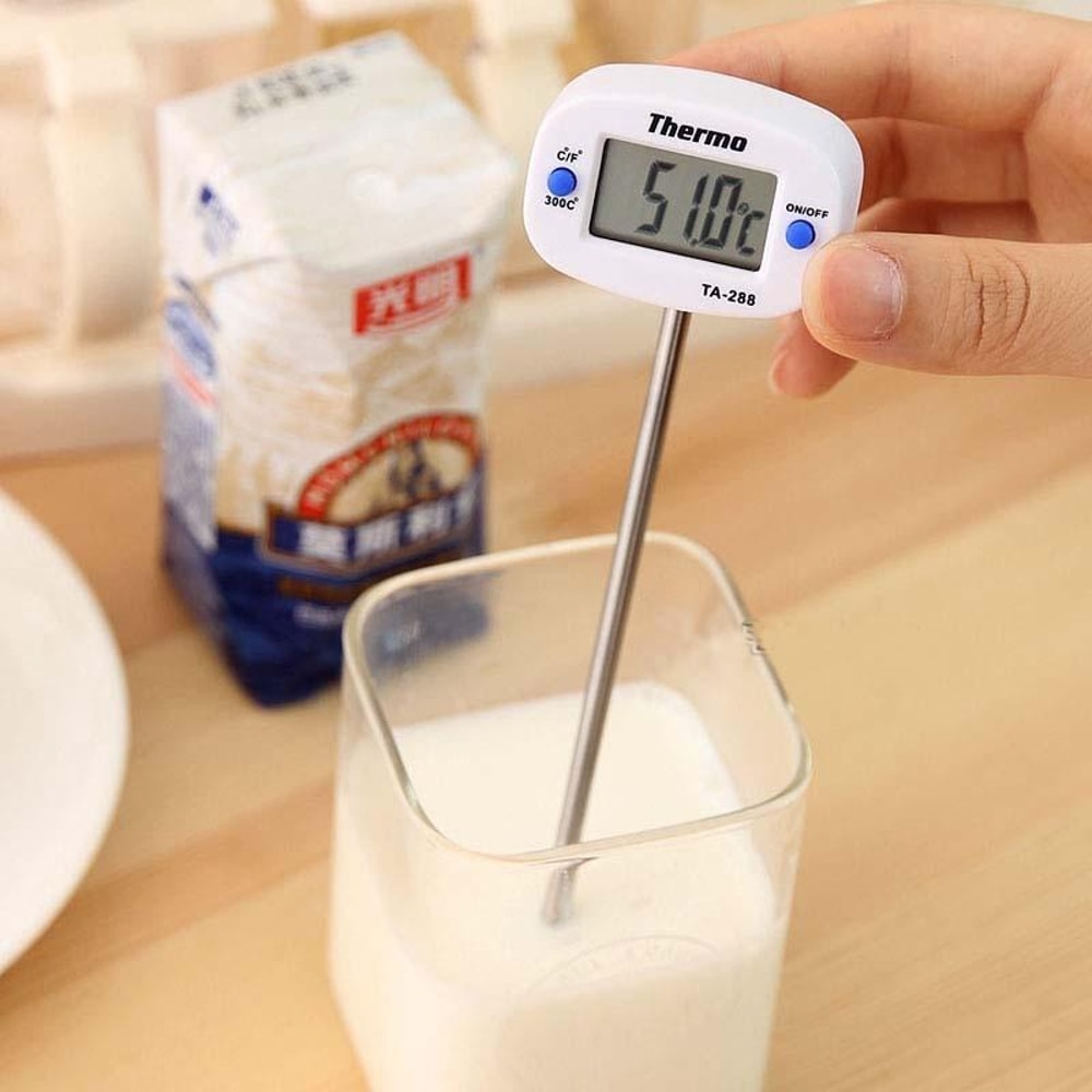 Smart Digital Food Thermometer With Stainless Steel Probe For Kitchen Cooking BBQ 4