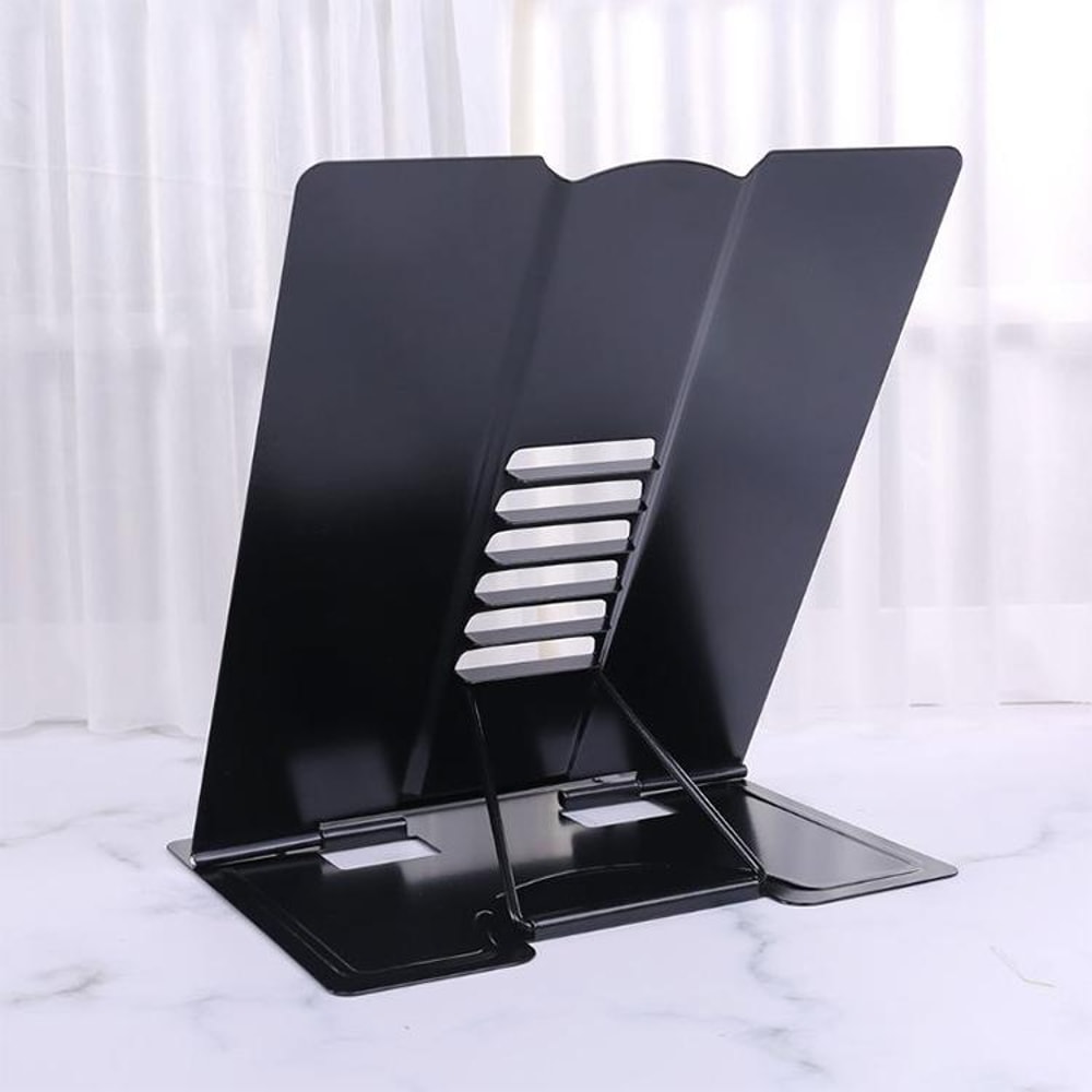 Adjustable Book Stand For Reading IPad Documents Portable Metal Reading Holder 5