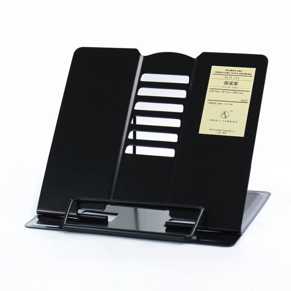 Adjustable Book Stand For Reading IPad Documents Portable Metal Reading Holder 2