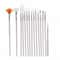 15-Piece Nail Art Brush Set for Manicure Design, Rhinestones & Fine Nail Painting