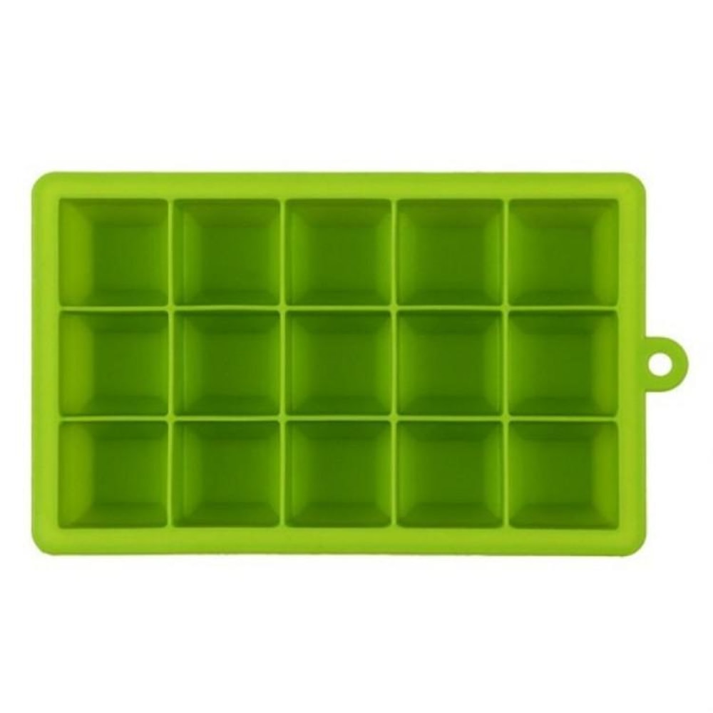 15 Grid Silicone Ice Cube Tray With Lid Large Square Slow Melting Ice Mold For Drinks Cocktails 6
