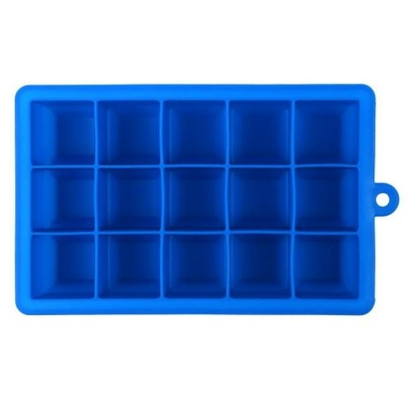 15 Grid Silicone Ice Cube Tray With Lid Large Square Slow Melting Ice Mold For Drinks Cocktails 7