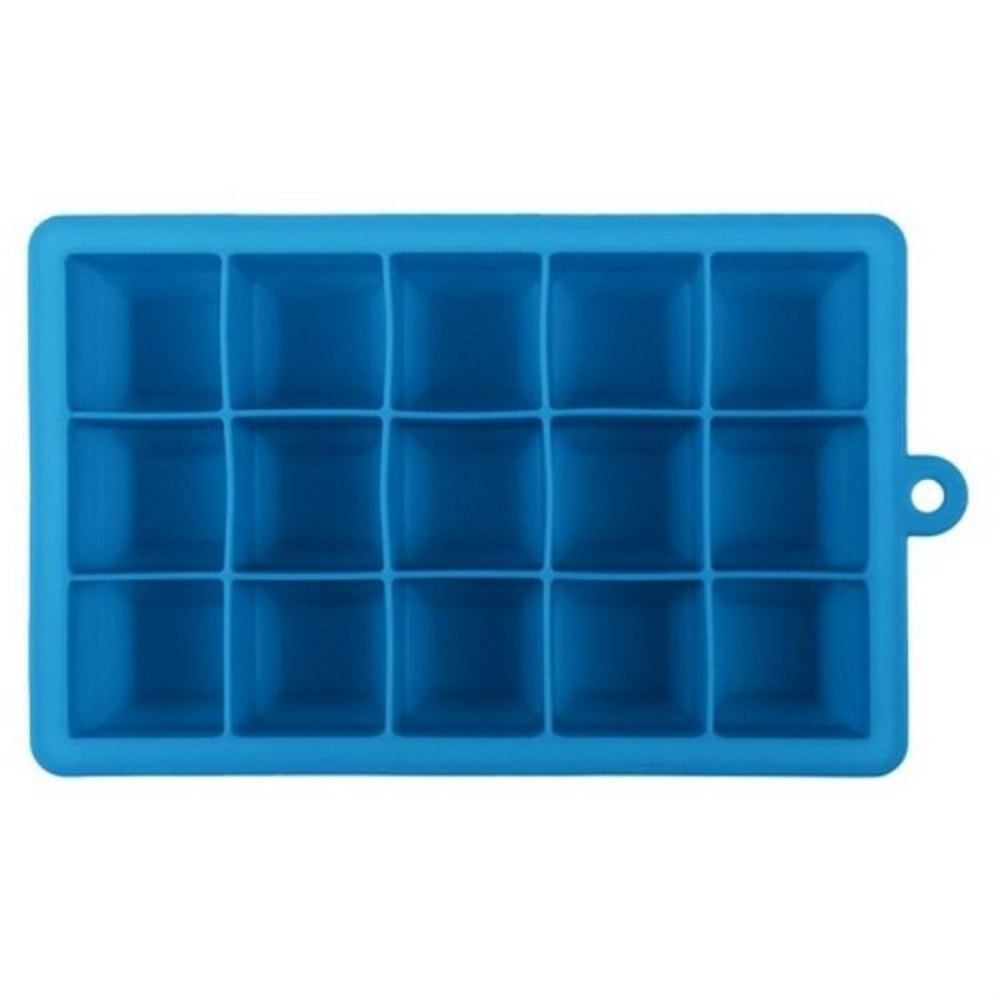 15 Grid Silicone Ice Cube Tray With Lid Large Square Slow Melting Ice Mold For Drinks Cocktails 10