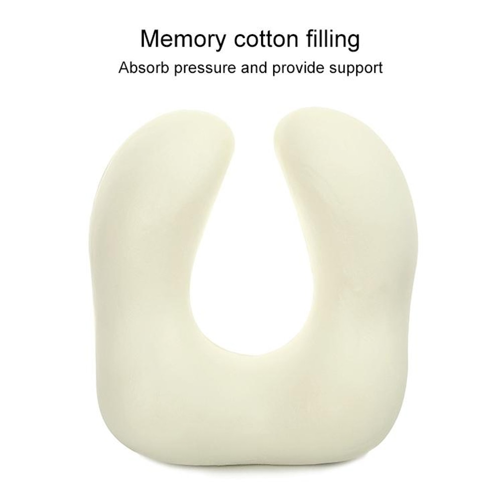 Magnetic Memory Foam Travel Neck Pillow For Airplane Car Office Comfort 2