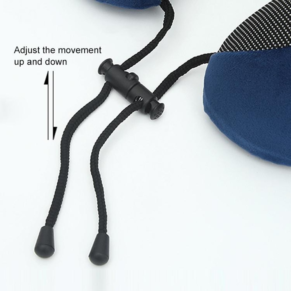 Magnetic Memory Foam Travel Neck Pillow For Airplane Car Office Comfort 4