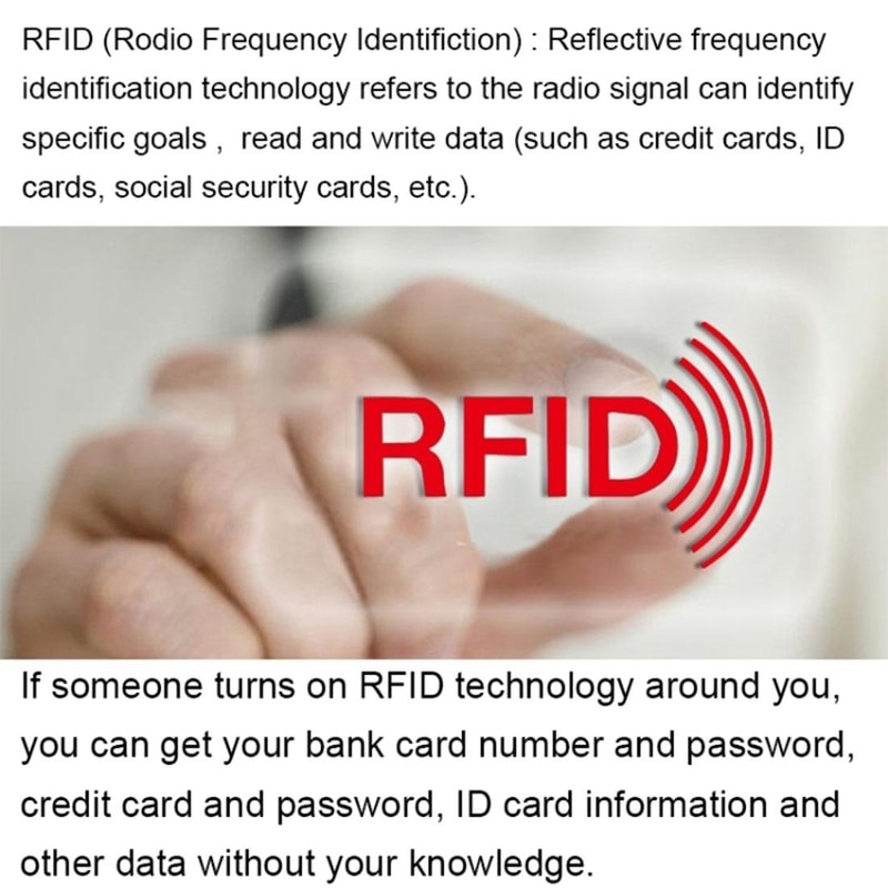 100PCS RFID Blocking Sleeves for Credit Cards and IDs Secure Aluminum Foil Card Protectors
