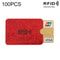 100PCS RFID Blocking Sleeves for Credit Cards and IDs Secure Aluminum Foil Card Protectors