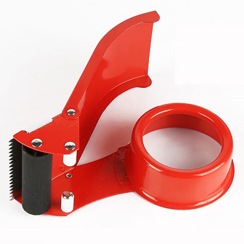 Heavy Duty Tape Dispenser with Stainless Steel Blade for Carton Sealing & Packing Tape