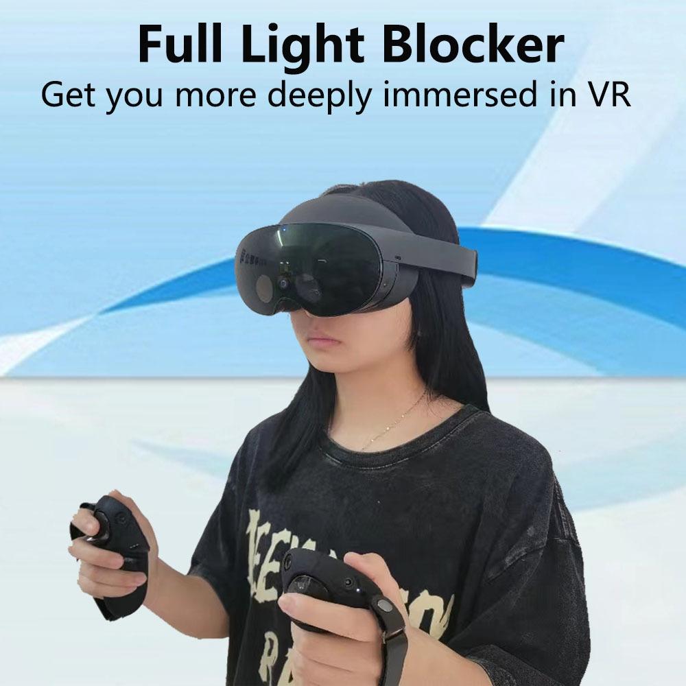 Quest Pro Magnetic Silicone Eye Cover Light Blocker for VR Headset Comfort & Immersion