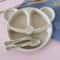 Baby Bear Bamboo Fiber Feeding Set BPA Free Toddler Bowl Spoon Fork Dinnerware 6