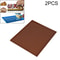 2PCS Silicone Baking Mat Swiss Roll Cake Pad Non-Stick Baking Sheet for Cakes & Pastries