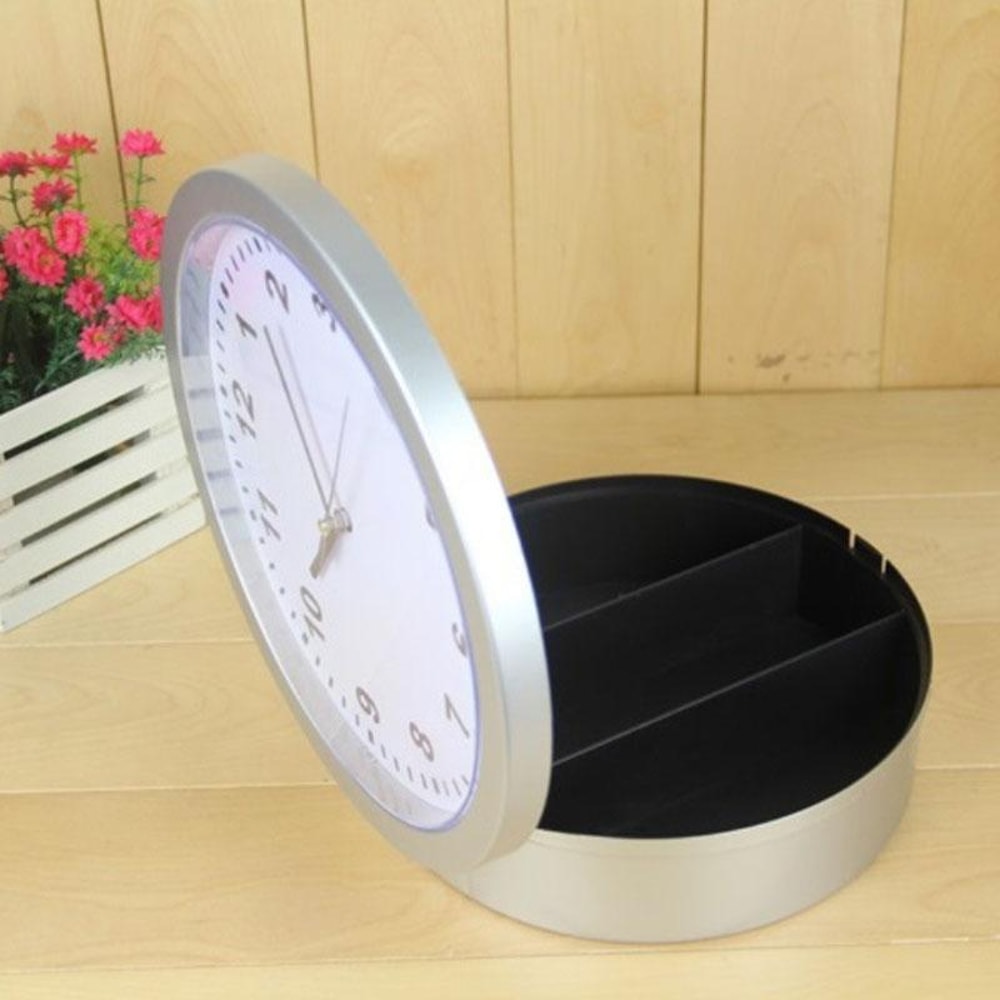 Hidden Wall Clock Safe Box For Cash Jewelry And Secret Home Storage 2