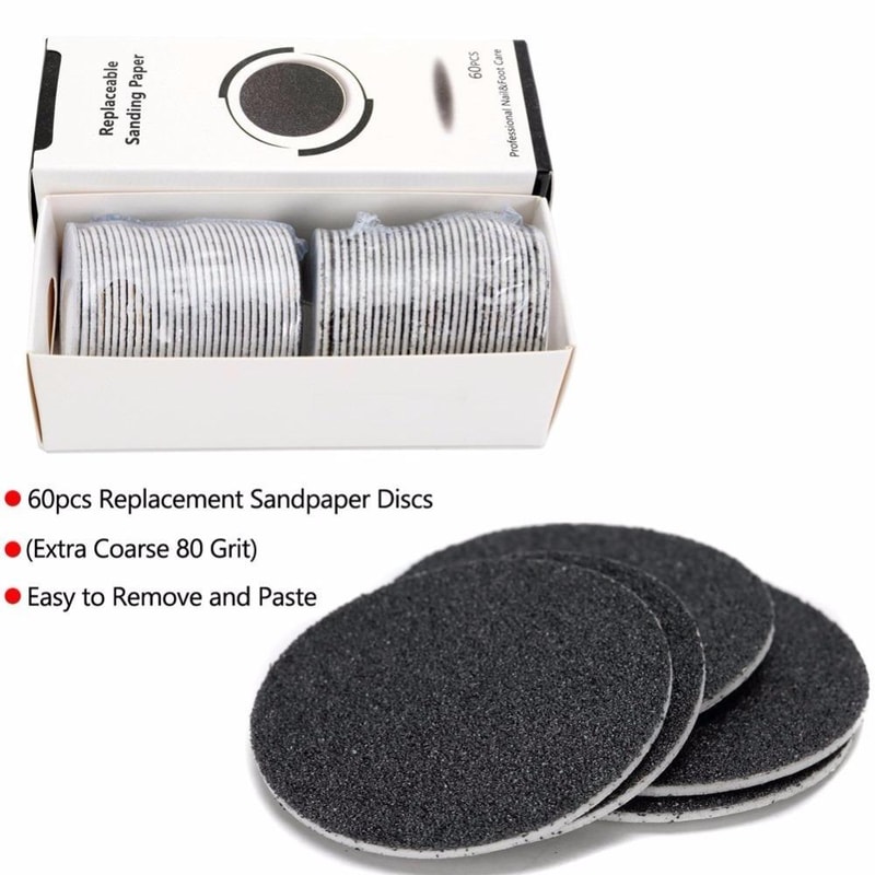 Electric Pedicure Foot File with Adjustable Speed for Callus & Dry Skin Removal