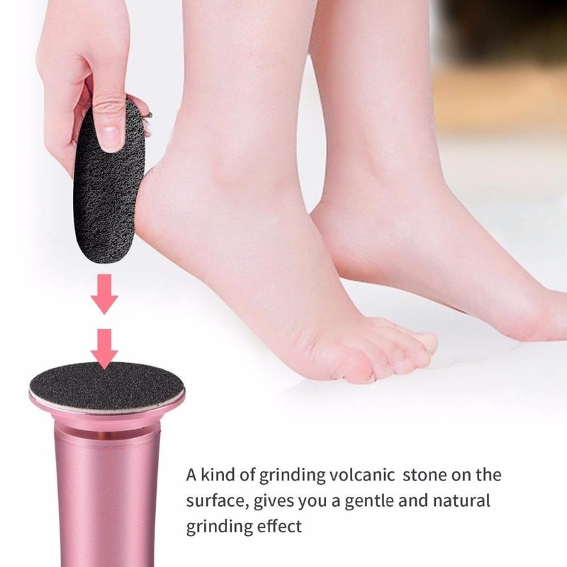 Electric Pedicure Foot File with Adjustable Speed for Callus & Dry Skin Removal