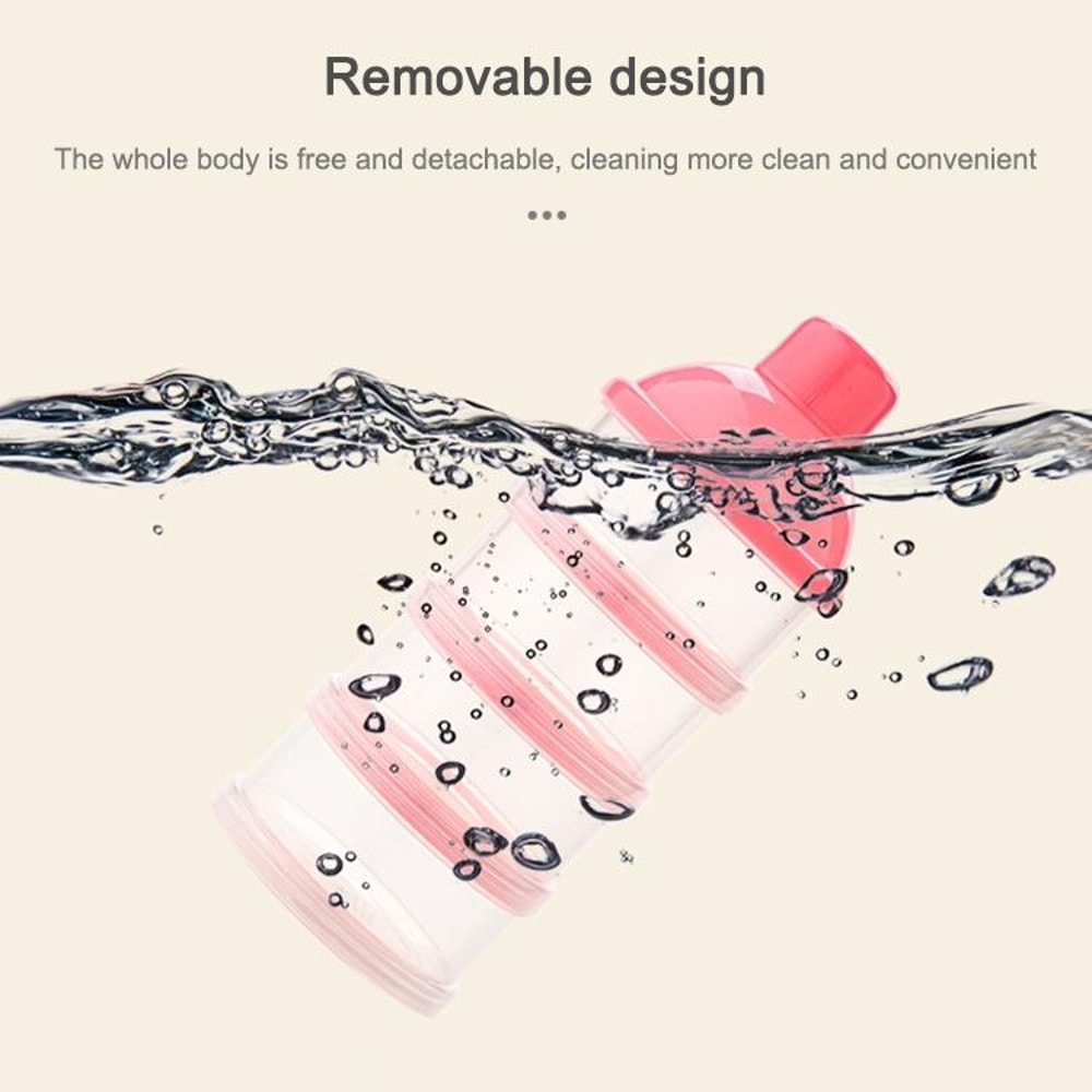 Portable Baby Formula Dispenser BPAFree Milk Powder Storage Container For Travel Feeding 8