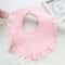 Elegant Baby Bibs With Lace Bow Soft Cotton Drool Scarf For Newborn Girls 1