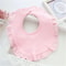 Elegant Baby Bibs With Lace Bow Soft Cotton Drool Scarf For Newborn Girls 1