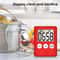 Ultra Slim Digital Kitchen Timer With LCD Display Magnetic Back Countdown Clock Function 5