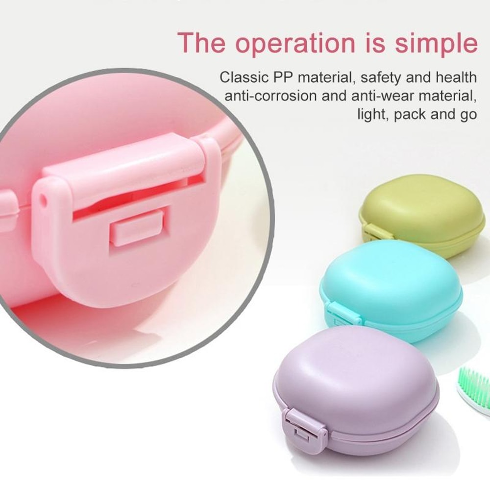 Portable Soap Travel Case Set With Leakproof Lid For Bathroom Camping Hiking 3 PCS 3