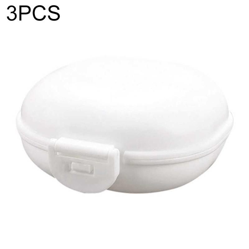 Portable Soap Travel Case Set with Leakproof Lid for Bathroom, Camping & Hiking 3 PCS
