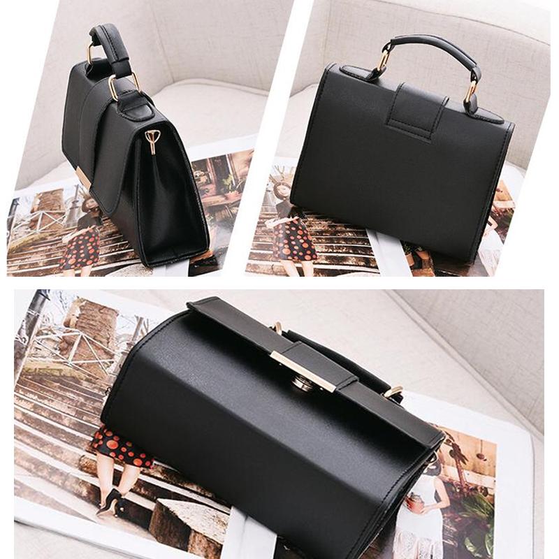 Elegant PU Leather Crossbody Shoulder Bag For Women With Flap Messenger Design 4