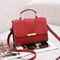 Elegant PU Leather Crossbody Shoulder Bag for Women with Flap Messenger Design
