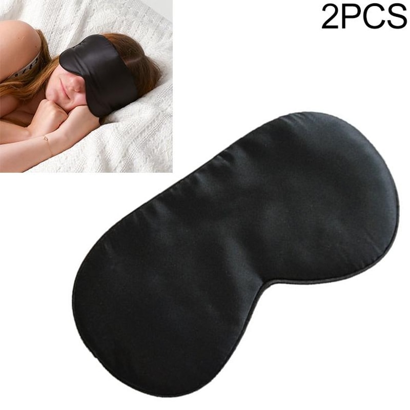 Silk Sleep Eye Mask Set For Travel Relaxation Deep Rest 1