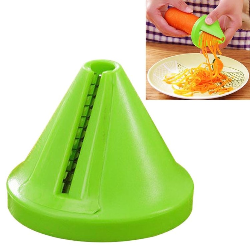 Spiral Vegetable Slicer Funnel Cutter For Carrots Cucumbers Healthy Veggie Noodles 3