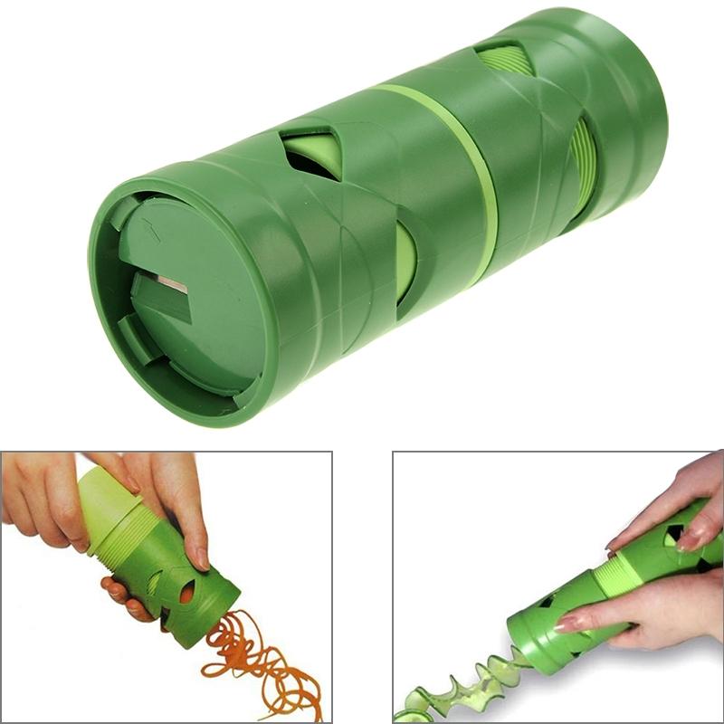 Spiral Vegetable Slicer Funnel Cutter for Carrots, Cucumbers & Healthy Veggie Noodles